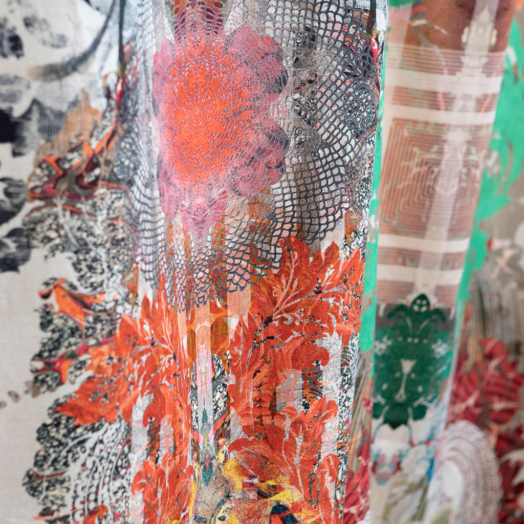Timorous Beasties 'Totem Damask' Velvet Fabric Detail