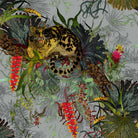 Timorous Beasties 'Tropical Clouded Leopard' Superwide Wallpaper Grey