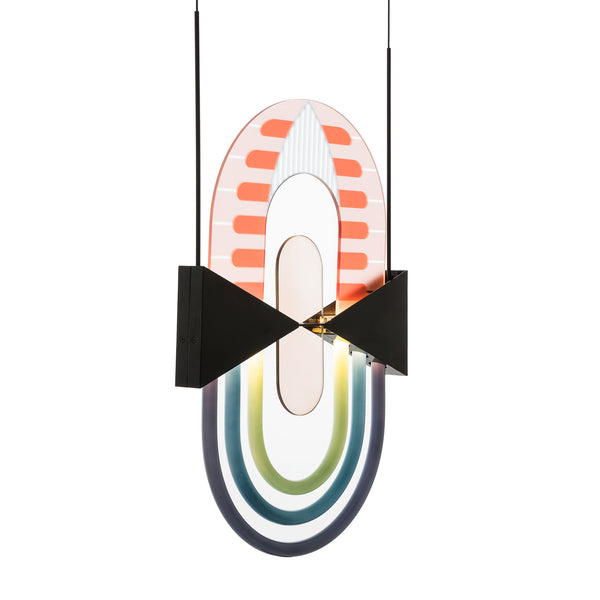Torremato 'Miami' Pendant Lamp - F2A1 by Elena Salmistraro Side View