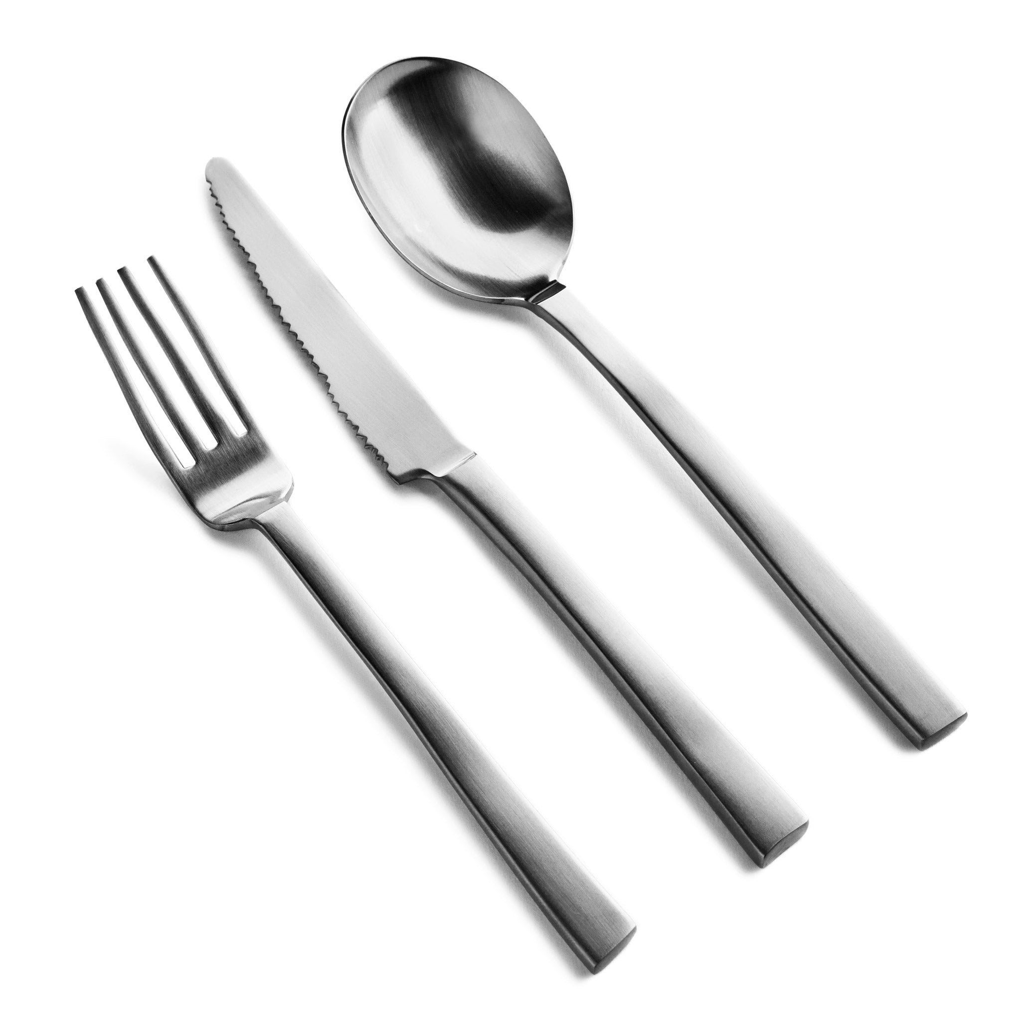 Valerie Objects 'Desert Cutlery' by Maarten Baas (12 Piece Set) Steel