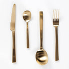 Maarten Baas Cutlery Brushed Brass Set