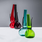 Venini Where Are My Glasses - Double Lens Vase Red/Violet w/ Green