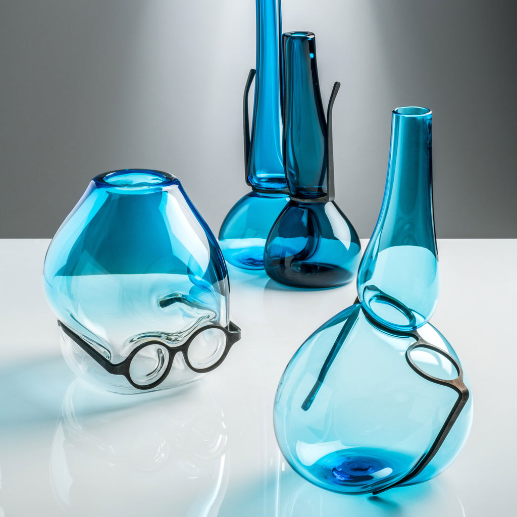 Venini Where Are My Glasses - Under Vase by Ron Arad Aquamarine Group